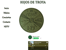 Tablet Screenshot of hijosdetroya.com
